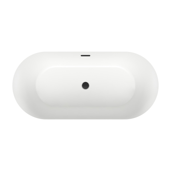 Акриловая ванна в наборе 4 в 1: отдельностоящая ванна, ножки, экран, слив-перелив Wellsee Chalice Perfection 230603003