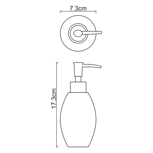 Дозатор для жидкого мыла WasserKRAFT Ruwer K-6799