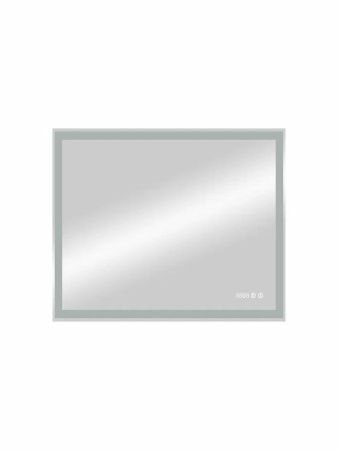 Зеркало Континент Clamm LED 800х700 c подогревом и часами