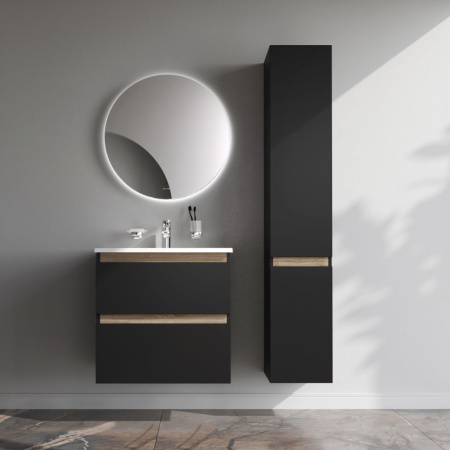 M85AFHX0652BM X-Joy База под раковину AM.PM, подвесная, 65 см, 2 ящика, черный матовый