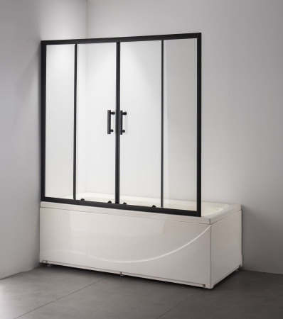 Душевая шторка на ванну Taliente TA-1514CB 150х140 стекло прозрачное 6 мм