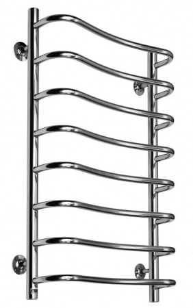Полотенцесушитель Ростела Чайка нижнее подключение 1/2' 8 перекладин 80 см