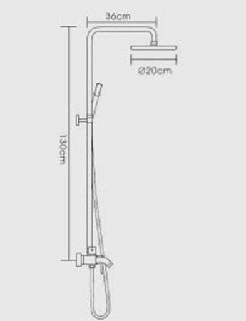 Душевая система FRAP F2411