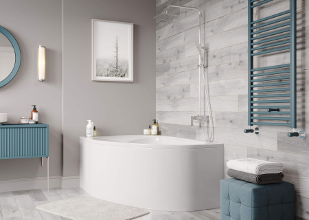 Акриловая ванна VAGNERPLAST FLORA 150x100 left