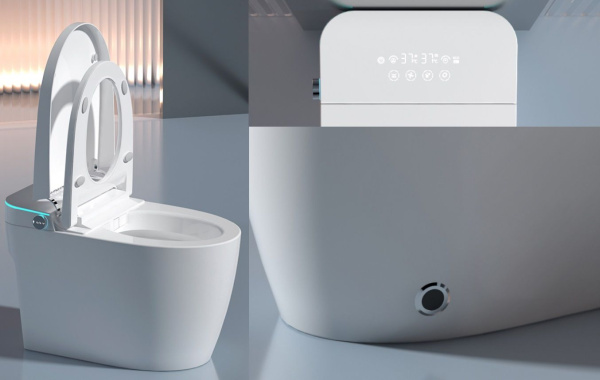 Унитаз CHIARA Smart напольный с дистанционным управлением Ceruttispa CT11167 (680x400x470)