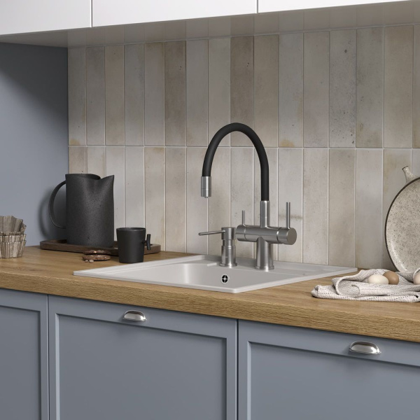 Кухонная мойка Reflection Etude RF0353GR, серый