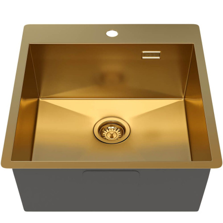 Кухонная мойка Reflexion Iseo RX2246GD брашированное золото