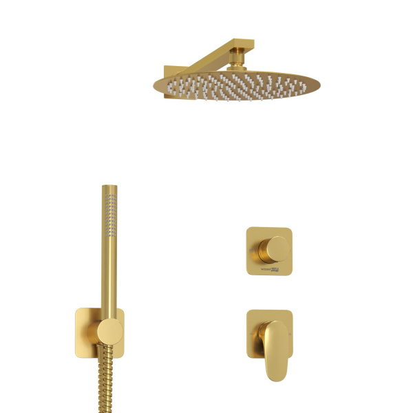 A3651.282.180.259.285.194.286  Встраиваемый комплект для душа WasserKRAFT с верхней душевой насадкой и лейкой