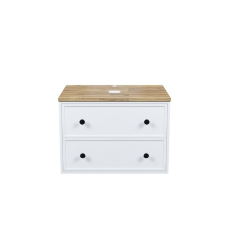 Тумба IDDIS подвесная, со столешницей, 70 см, белый матовый, Torr (TOR70WBi95K)