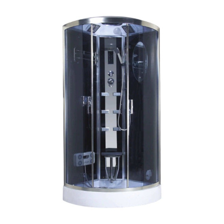 Душевая кабина Niagara Ultra NG-901-01 (90х90х220) низкий поддон(16см),стекло тонированное,5 мест