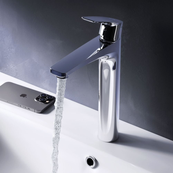 F90E92200 Gem Смеситель для умывальника AM.PM высокий с д/к, хром.