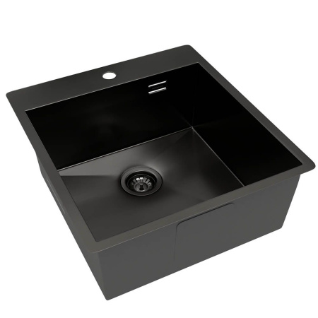 Кухонная мойка Reflexion Iseo RX2246BL оружейная сталь