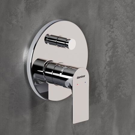 477100000 Apollo Смеситель для душа Damixa монтируемый в стену, хром