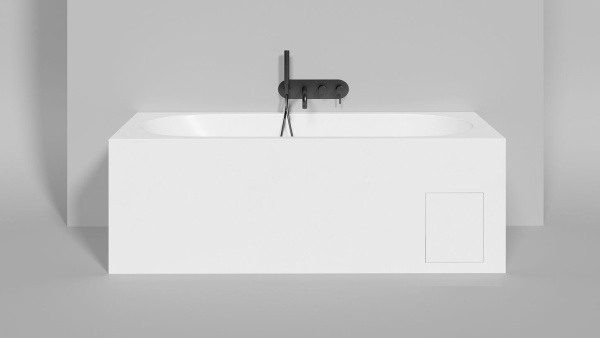 Ванна встраиваемая Salini ORNELLA 160x70, S-Sense, глянцевый белый 102316G