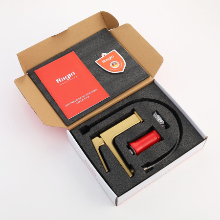 Смеситель для раковины Raglo R51.10.03, золотой сатин