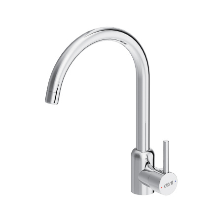 D3007000 Logic Кухонный смеситель Dorff поворотный, хром