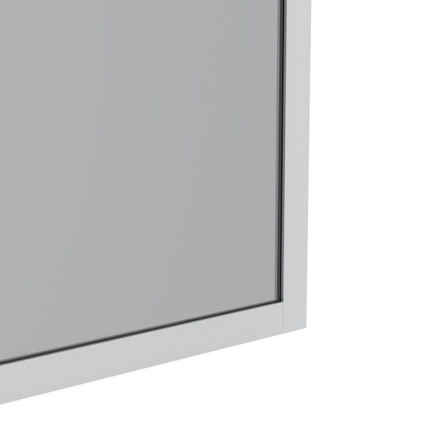 Стеклянная перегородка, шторка на борт ванны Reflexion RX14070TСR-12 140х70см фиксированная, тонированное закаленное стекло 8мм, хромированный профиль