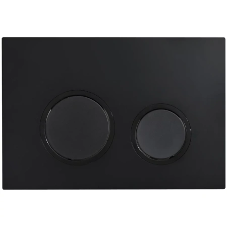 Кнопка смыва Veconi FLUSH V11, FLV11-B, 240х162х7, пластик, чёрный матовый
кайма - черный матовый