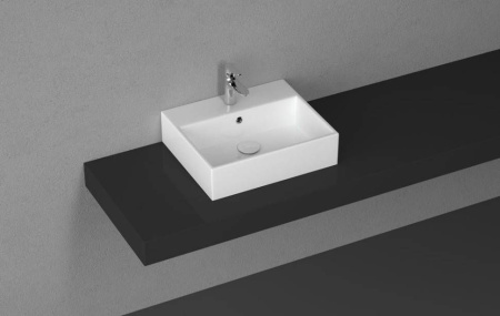 Раковина Isvea Purita 50 см накладная цвет белый 10PL51050SV