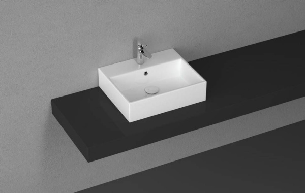 Раковина Isvea Purita 50 см накладная цвет белый 10PL51050SV