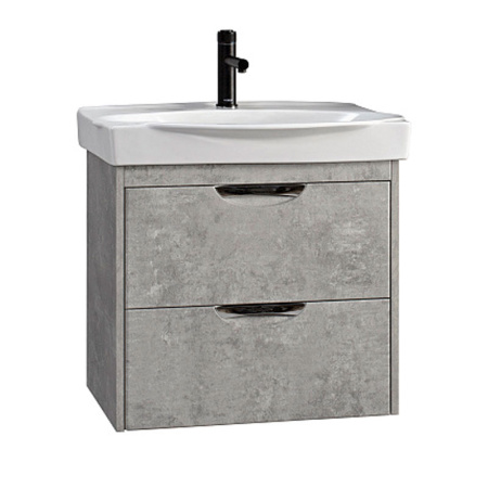 Тумба под умывальник Belux Нёман НП 75-02 Бетон светлый, пленка
