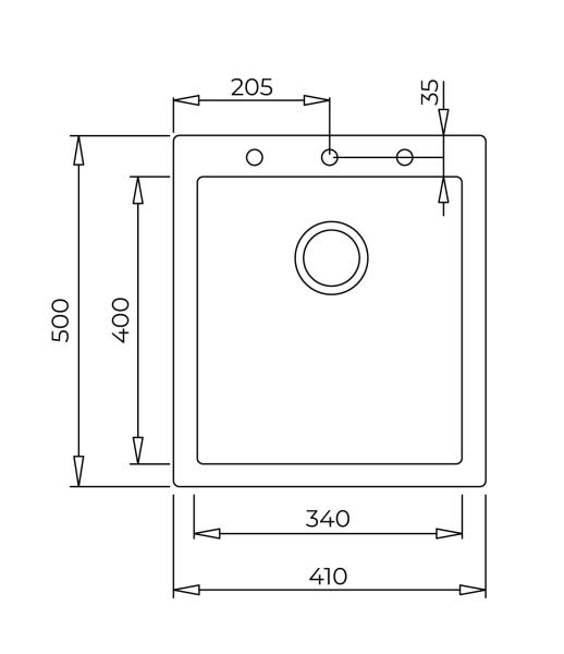 Кухонная мойка TEKA FORSQUARE 34.40 TG STONE GREY 115230011