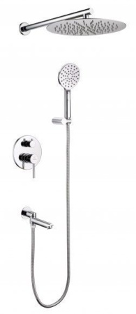 Душевая система скрытого монтажа Grocenberg GB5001 Хром