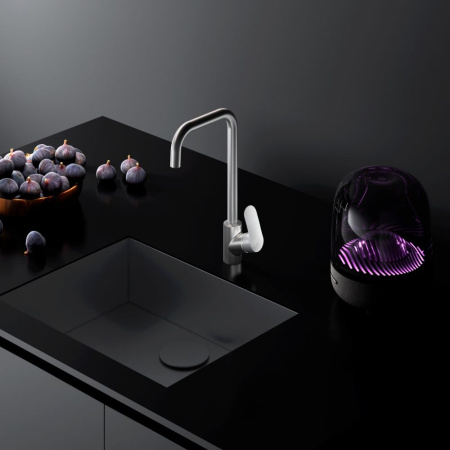 F8006011 Like, Смеситель для кухни AM.PM G-образный излив, сатин