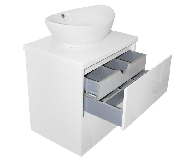 Тумба под раковину Classic-60 MIXLINE Аврора-60 белый (544262)