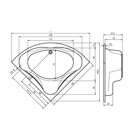 Ванна Riho Neo 140