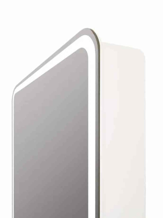 Зеркало-шкаф Taliente CBled 55 см TA-CBled-EL5580L белый с подсветкой с розеткой левый