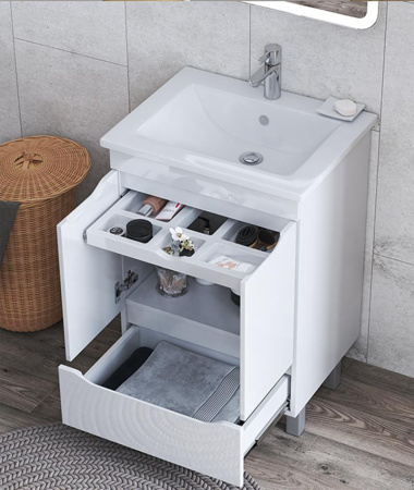 Тумба под раковину напольная VIGO Grani tn.GRI.OSK.75.2D.1Y, 75 см