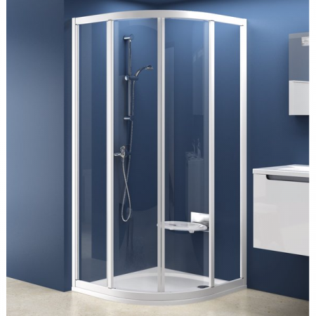 Душевой уголок Ravak Supernova SKCP4-80 белый+фурнитура