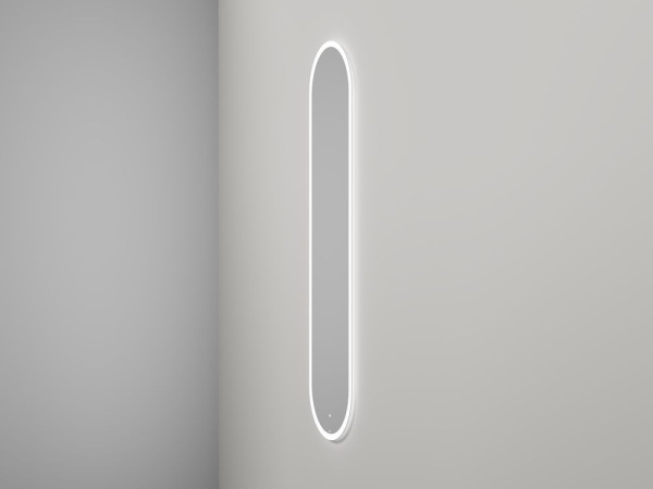 Зеркало для ванной Salini ARMONIA овальное двойной LED подсветкой 450*1785*25 мм 27MA.02.450.1785