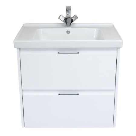 Тумба подвесная BRIZ Вена 60 с умывальником Грэйс, 239 03-18060-15 00 БЕЛ