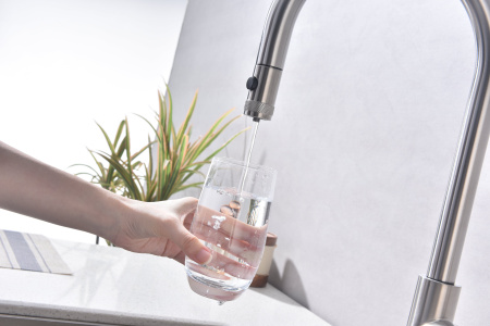 Смеситель для кухни Paulmark GALANT Ga213077-BS, брашированная сталь