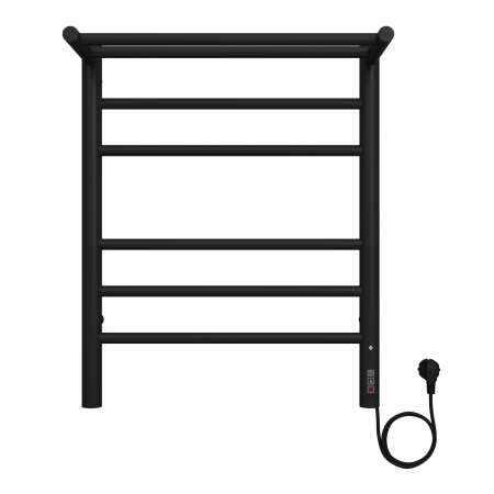 Аврора с/п П6 450х600 электро КС 9005 матовый ( new встроен диммер) Полотенцесушитель TERMINUS