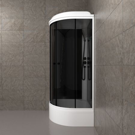 Душевая кабина Тритон Щ0000067303  Грэй-Блэк 90*90 В