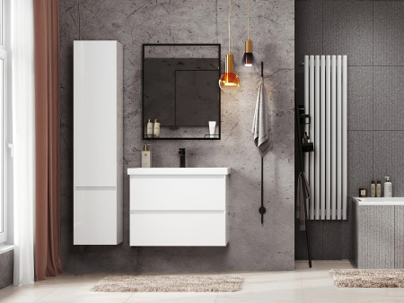 Тумба под умывальник Belux подвесная Турин 90-02 Белый матовый