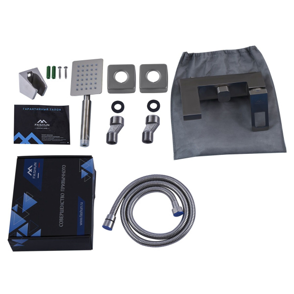 Смеситель для ванны FASHUN A53017, сатин