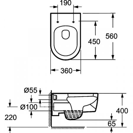 Унитаз подвесной BelBagno Santhe-I BB1002CH