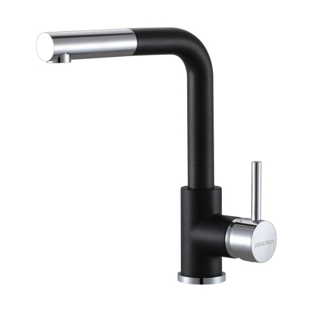 Смеситель для кухни Paulmark KASSEL Ka214311-418(BLM), чёрный металлик