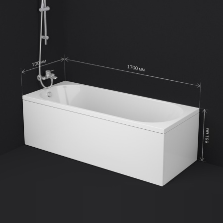 W94A-170-070W-A1 X-Joy Ванна акриловая AM.PM 170х70