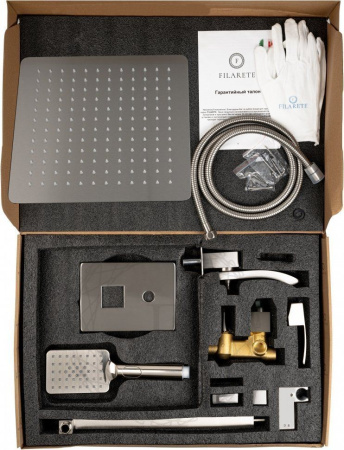 Душевая система скрытого монтажа FILARETE Waterfall FL1010 (Никель)