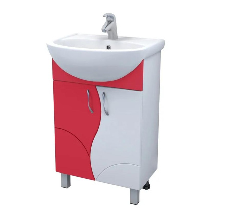 Тумба под раковину напольная VIGO Alessandro tn.ALE.UYU.55.2D крас, 55 см
