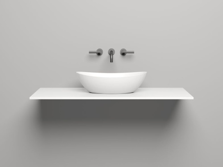 Столешница Salini Costa 1200x500, белый, 200123M