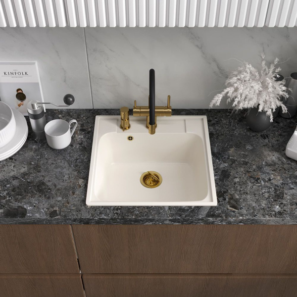 Кухонная мойка Reflection Etude RF0353WH, белый