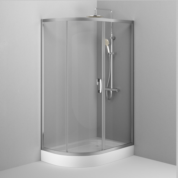 W83UG-302U120MT Like Solo Slide 120 Душевое ограждение AM.PM Like 120x80, стекло прозрачное