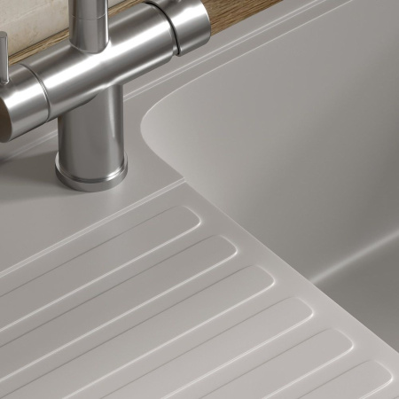 Кухонная мойка Reflection Bolero RF0574GR, серый