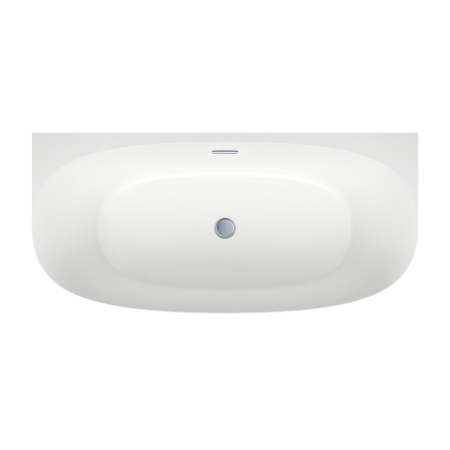 Акриловая ванна в наборе 4 в 1: пристенная ванна, ножки, экран, слив-перелив Wellsee Belle Spa 2.0 235801001